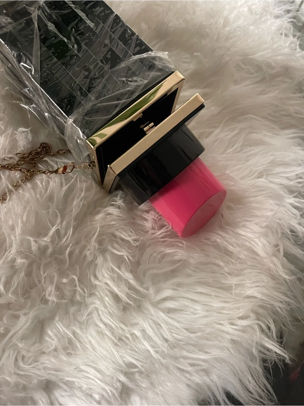 New Pink lipstick Crossbody Bag